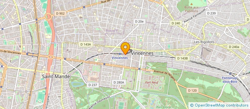 localisation de l'entreprise SULKY S A R L à VINCENNES