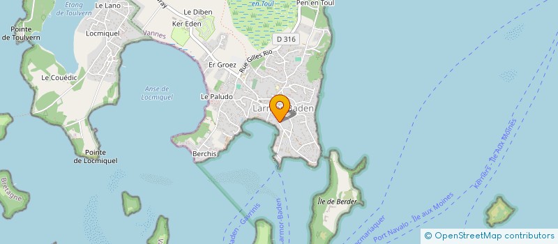 localisation de l'entreprise SULLI  LARMOR-BADEN