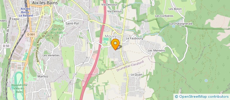 localisation de l'entreprise SULLIMMOB  MOUXY