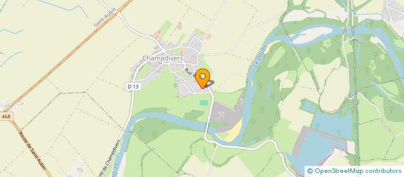 localisation de l'entreprise SULLIVAN MARCEAU RICHARD EN ABREGE S.M.R.  CHAMPDIVERS