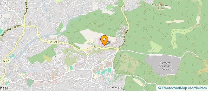 localisation de l'entreprise SULLIVAN'S  SAINT-RAPHAEL