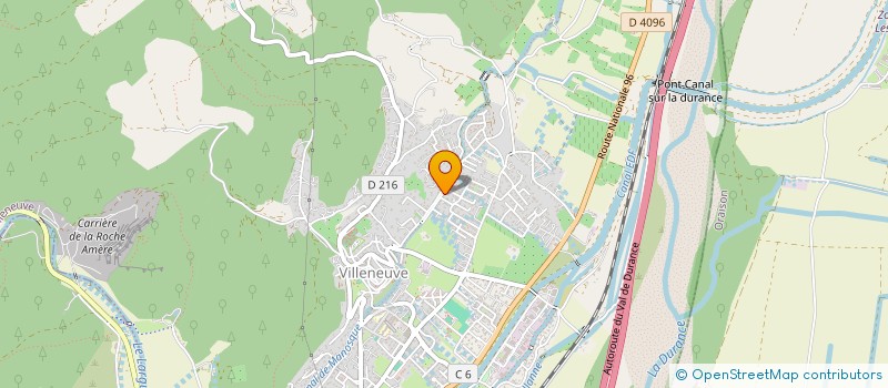 localisation de l'entreprise SULLMA  VILLENEUVE