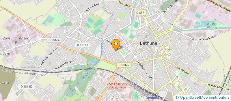 localisation de l'entreprise SULLY II  BETHUNE