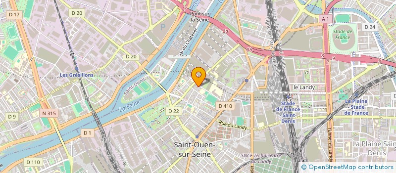 localisation de l'entreprise SULLY-MARC BALZINC SASU à SAINT-OUEN-SUR-SEINE