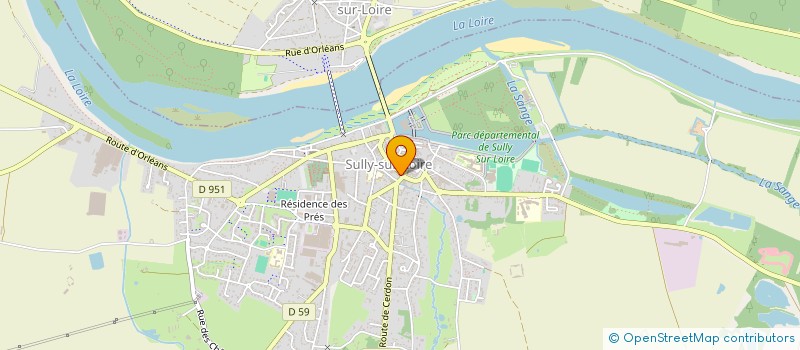 localisation de l'entreprise SULLY MOUV'  SULLY-SUR-LOIRE