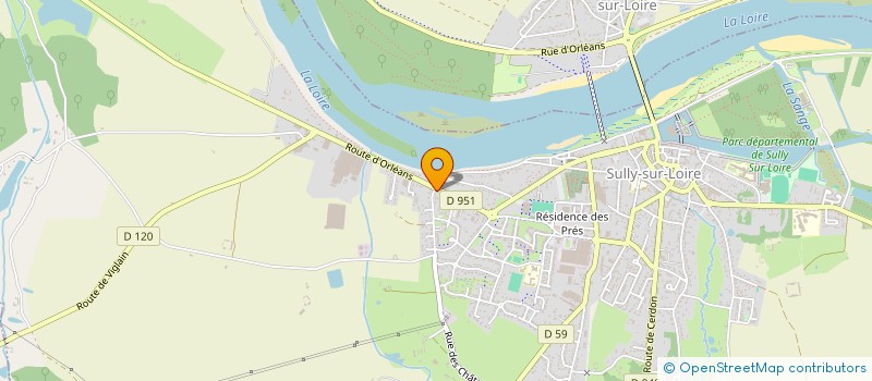 localisation de l'entreprise SULLY - SAINT GERMAIN à SULLY-SUR-LOIRE