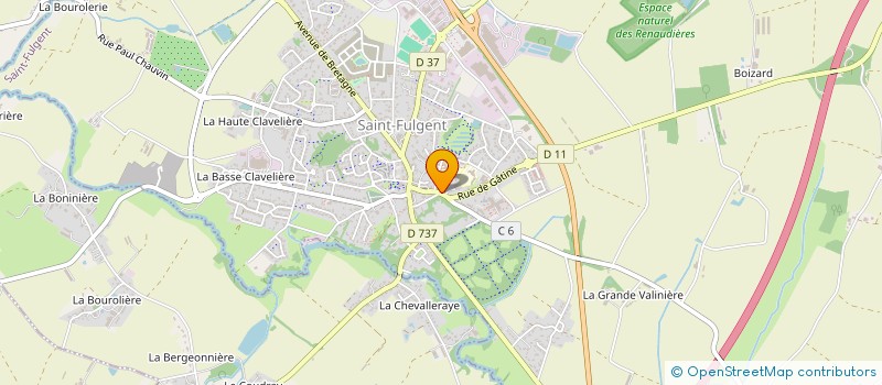 localisation de l'entreprise SULMATVIN  SAINT-FULGENT