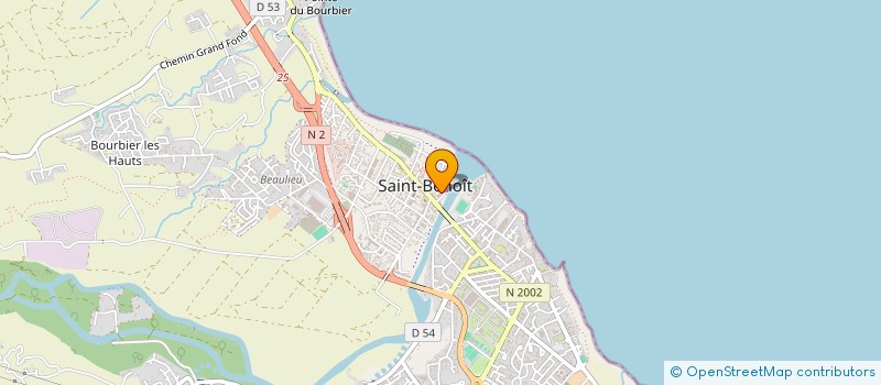 localisation de l'entreprise SULPI'ZZA à SAINT-BENOIT