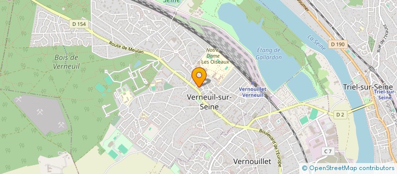 localisation de l'entreprise SULPICE AUDIO PROTHESE à VERNEUIL-SUR-SEINE