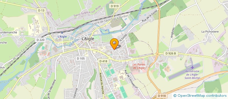 localisation de l'entreprise SULPICE COIFF à SAINT-SULPICE-SUR-RISLE