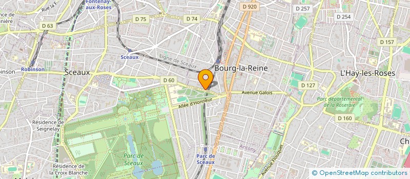 localisation de l'entreprise SULSEIA à BOURG-LA-REINE