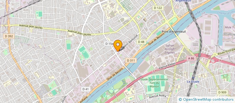 localisation de l'entreprise SULTAN  ARGENTEUIL