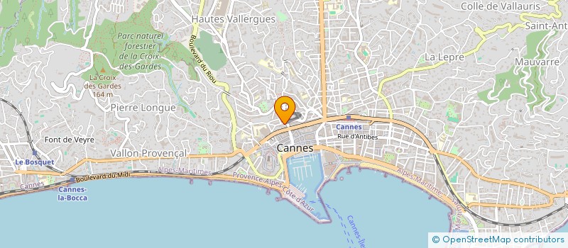 localisation de l'entreprise SULTAN à CANNES