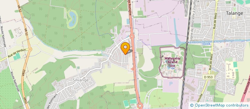 localisation de l'entreprise SULTAN  MARANGE-SILVANGE