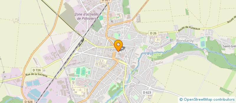 localisation de l'entreprise SULTAN à PITHIVIERS