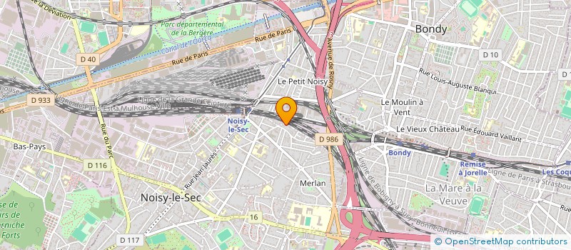 localisation de l'entreprise SULTAN LOGISTIQUE à NOISY-LE-SEC