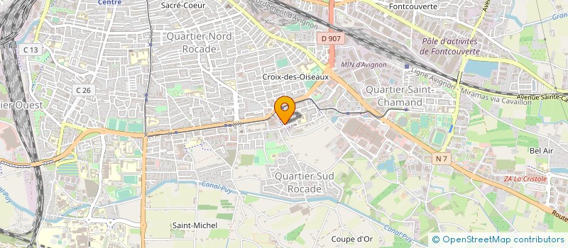 localisation de l'entreprise SULTANA à AVIGNON