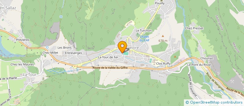 localisation de l'entreprise SULZER ELECTRO TECHNIQUE SET à SAINT-JEOIRE