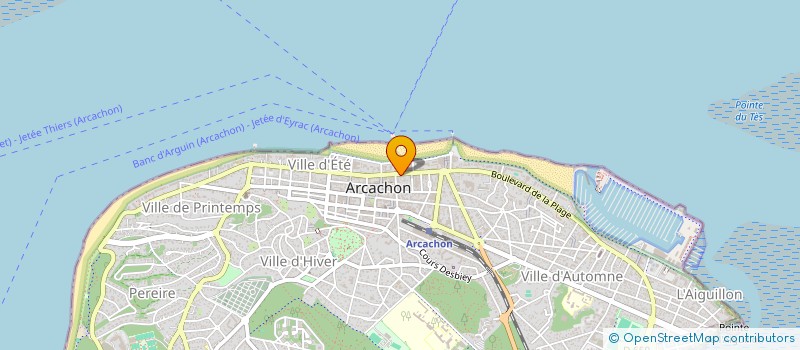 localisation de l'entreprise SUM'ART à ARCACHON