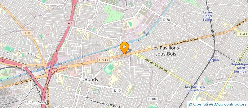 localisation de l'entreprise SUM BAT à BONDY