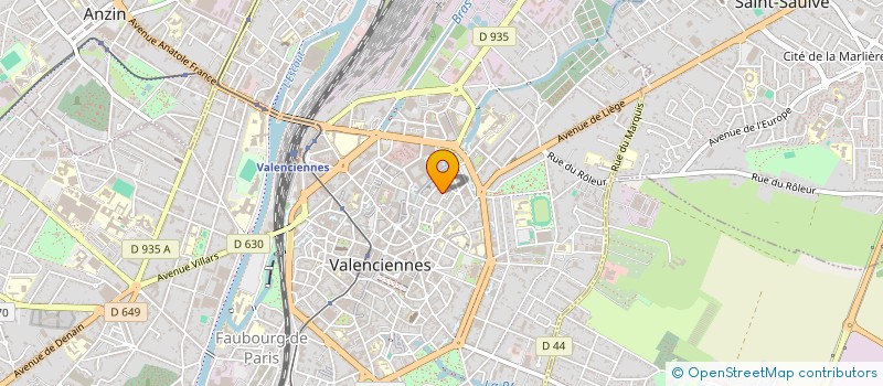 localisation de l'entreprise SUM ES ESSE à VALENCIENNES