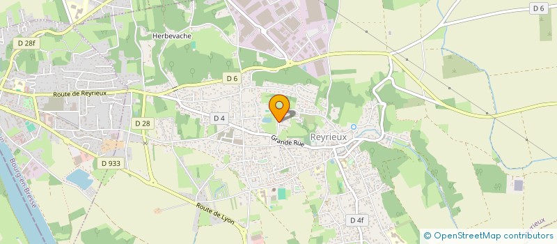 localisation de l'entreprise SUM LAB à REYRIEUX