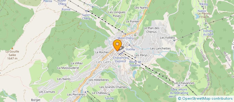 localisation de l'entreprise SUM'MEET PRO SHOP à LES GETS