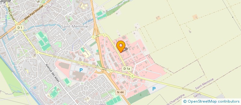 localisation de l'entreprise SUM SOCIETE D'USINAGE MECANIQUE à SAINT-MEMMIE