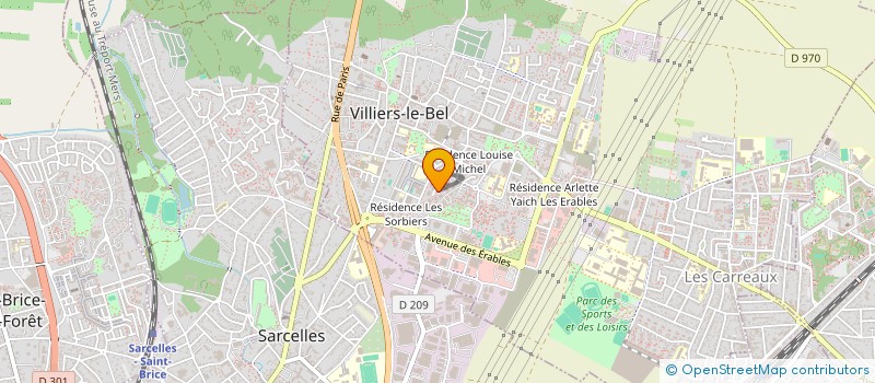 localisation de l'entreprise SUMA  VILLIERS-LE-BEL