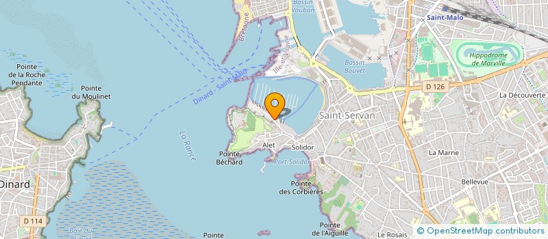 localisation de l'entreprise SUMALO NAUTISME à SAINT-MALO