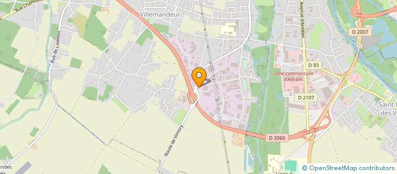 localisation de l'entreprise SUMAREV à VILLEMANDEUR