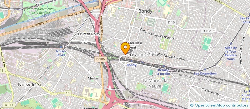 localisation de l'entreprise SUMATHY  BONDY