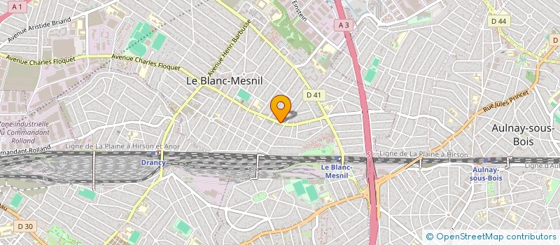 localisation de l'entreprise SUMAU à LE BLANC-MESNIL
