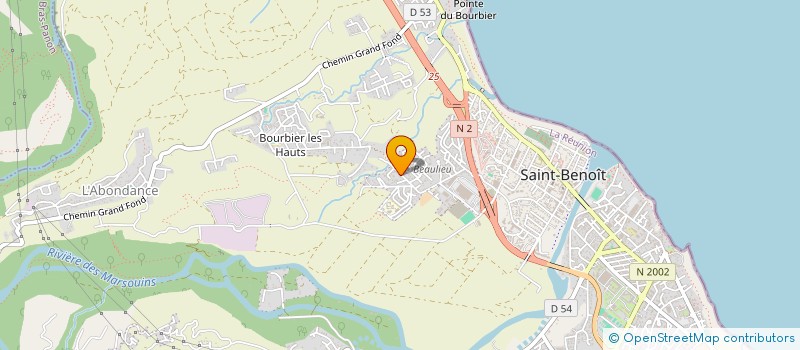 localisation de l'entreprise SUMAZAK à SAINT-BENOIT
