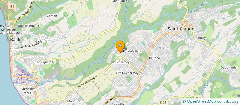 localisation de l'entreprise SUMBER à SAINT-CLAUDE