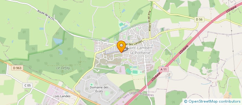 localisation de l'entreprise SUMBUL & CO  SAINT-LAMBERT-LA-POTHERIE
