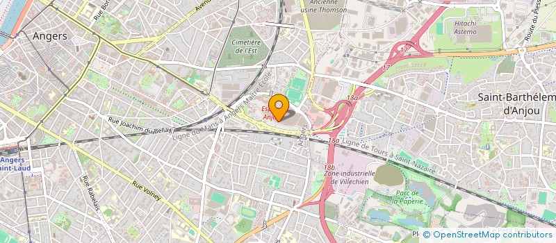 localisation de l'entreprise SUMBUL ELECTROTECH  ANGERS