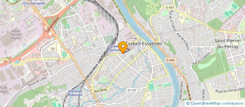 localisation de l'entreprise SUMEA AGENCY à CORBEIL-ESSONNES