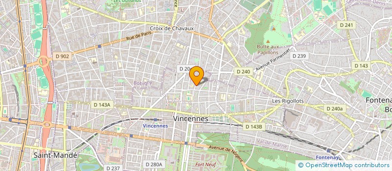 localisation de l'entreprise SUMEA FRANCE à VINCENNES