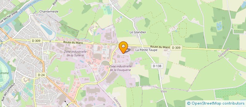 localisation de l'entreprise SUMECA USINAGE à SOLESMES