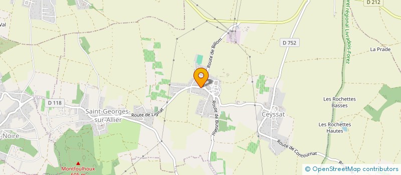 localisation de l'entreprise SUMECO  LA ROCHE-NOIRE