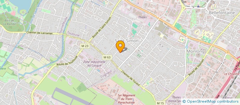 localisation de l'entreprise SUMENTA à TOULOUSE