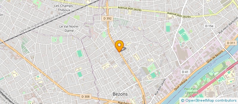 localisation de l'entreprise SUMER ESTHETIQUE à BEZONS