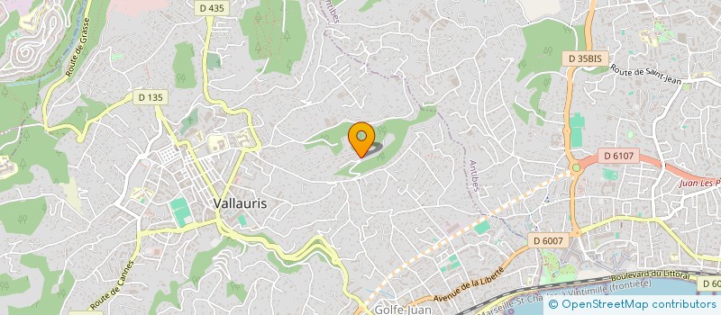 localisation de l'entreprise SUMERYA SOINS à VALLAURIS