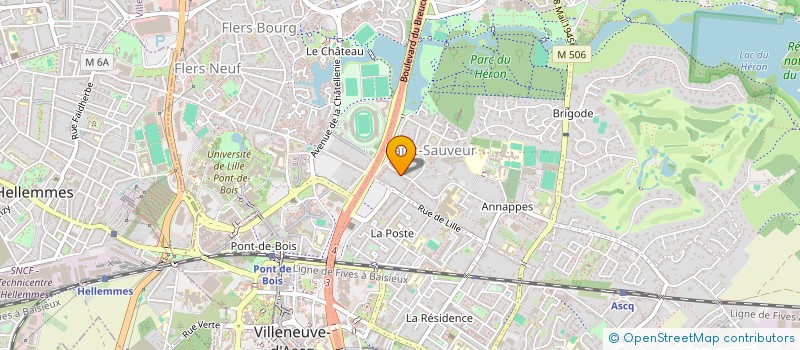 localisation de l'entreprise SUMET à VILLENEUVE-D'ASCQ