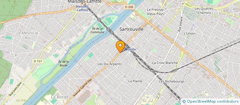 localisation de l'entreprise SUMIAL IMMO  SARTROUVILLE