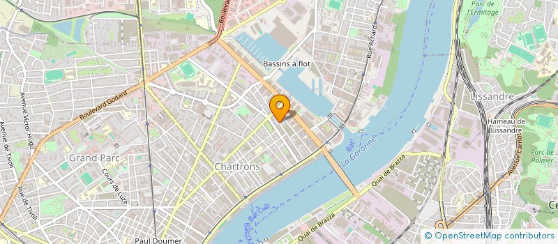 localisation de l'entreprise SUMLI ARCHITECTES  BORDEAUX