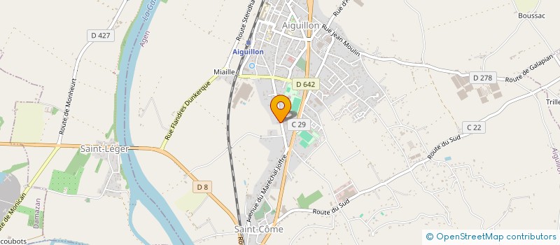 localisation de l'entreprise SUMMER  AIGUILLON