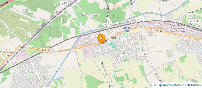 localisation de l'entreprise SUMMER  LUNEL-VIEL