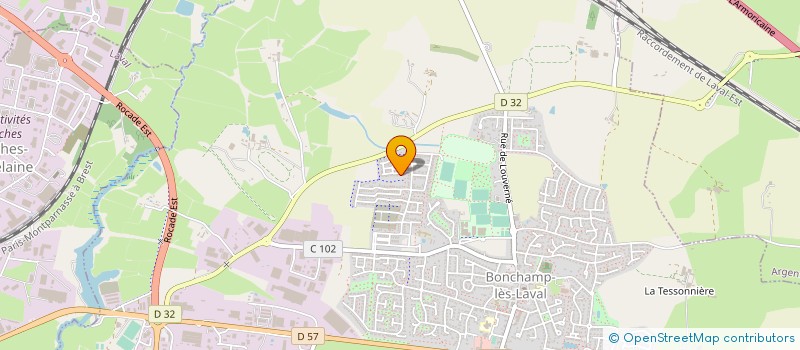 localisation de l'entreprise SUMMER BASKET ACADEMY  BONCHAMP-LES-LAVAL